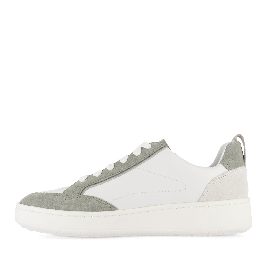 FARREN - WHITE/PISTACHIO LEATHER