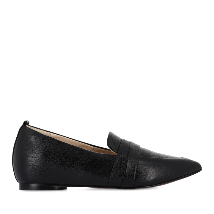 HARLOW - BLACK TUMBLED LEATHER