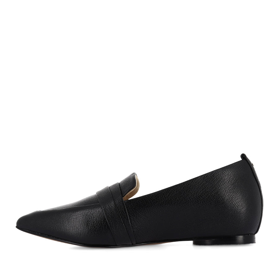 HARLOW - BLACK TUMBLED LEATHER