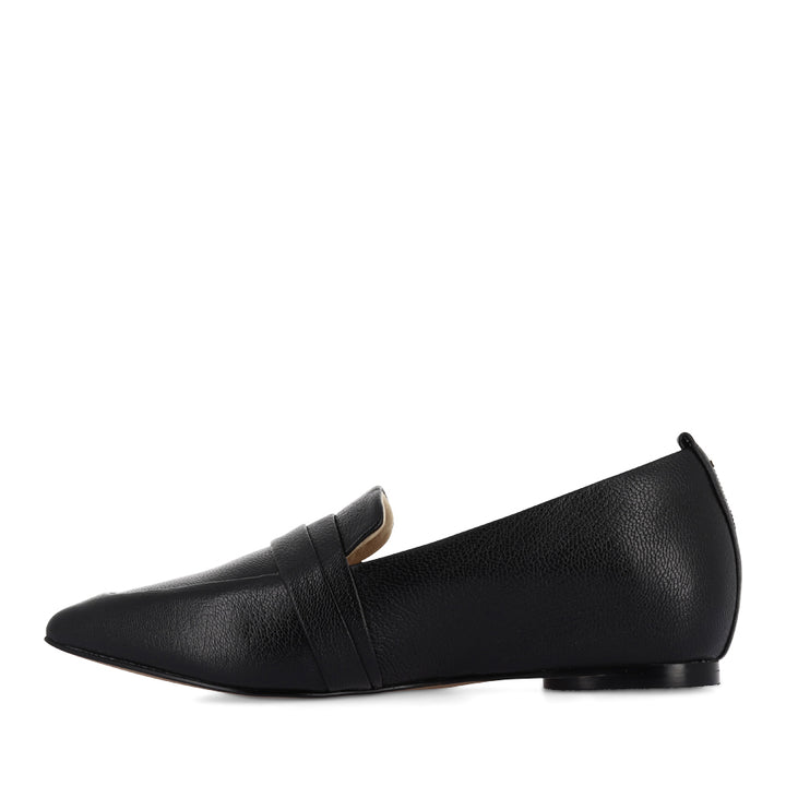 HARLOW - BLACK TUMBLED LEATHER