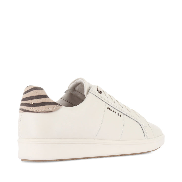 JACKIE V - CHALK/ZEBRA PRINT LEATHER
