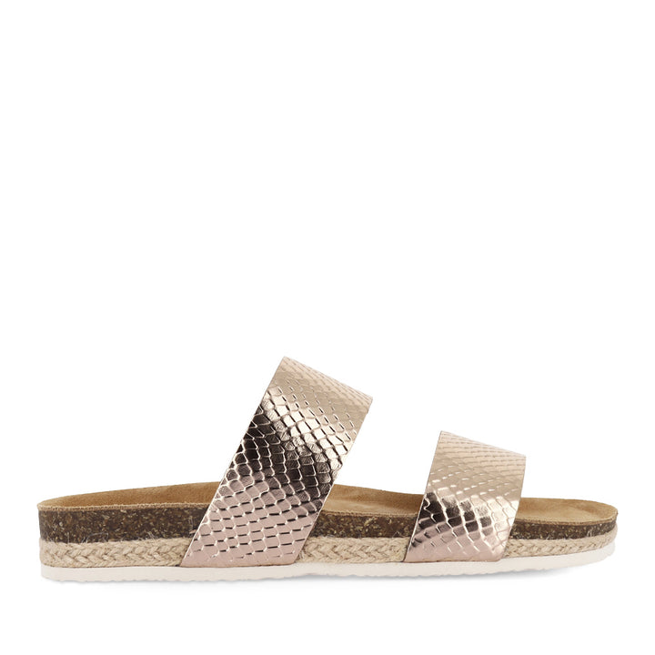 MARIA III - ROSE GOLD EMBOSS LEATHER
