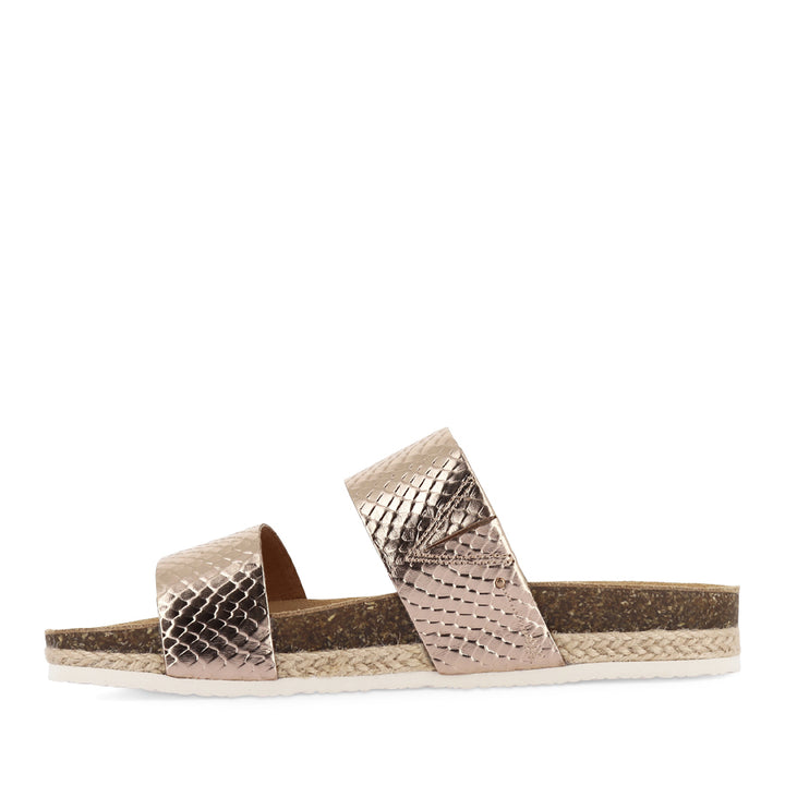 MARIA III - ROSE GOLD EMBOSS LEATHER