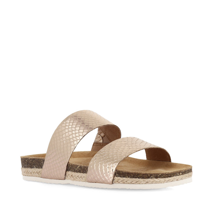 MARIA III - ROSE GOLD EMBOSS LEATHER
