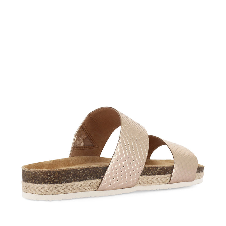 MARIA III - ROSE GOLD EMBOSS LEATHER
