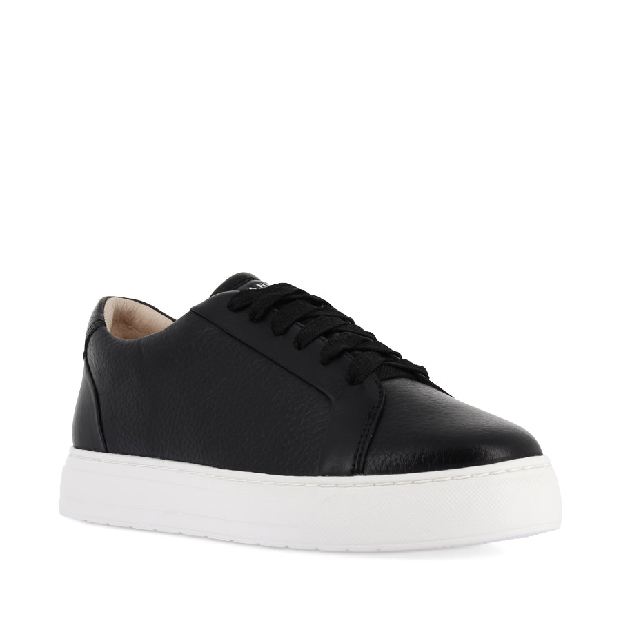MIM V - BLACK TUMBLED LEATHER