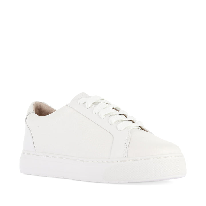 MIM V - WHITE TUMBLED LEATHER
