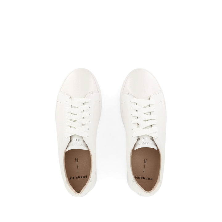 MIM V - WHITE TUMBLED LEATHER