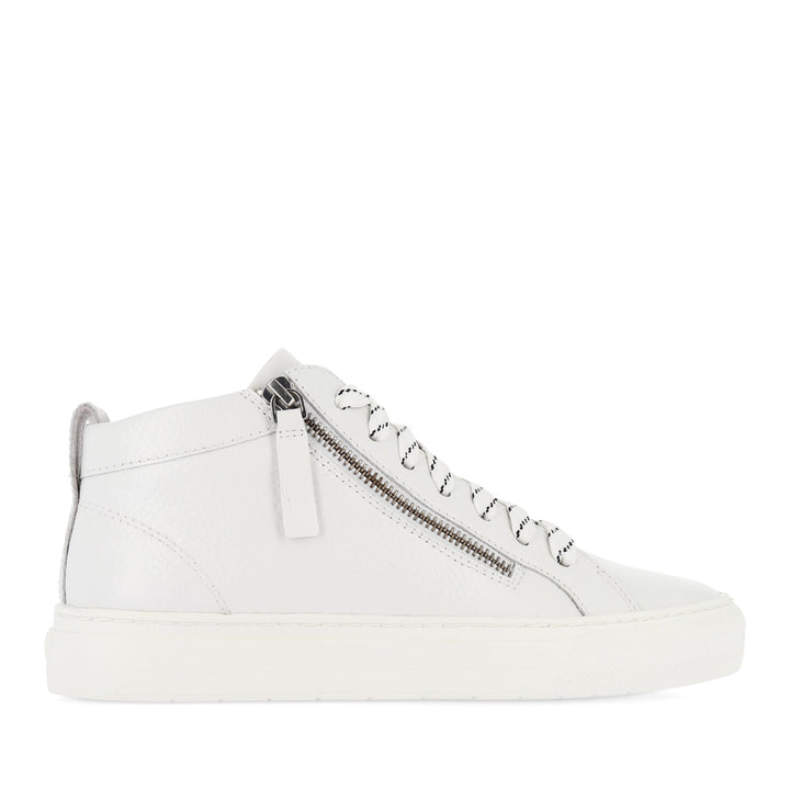 MORGAN - WHITE TUMBLED LEATHER