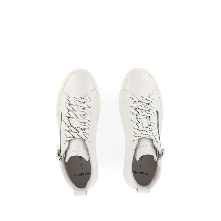 MORGAN - WHITE TUMBLED LEATHER