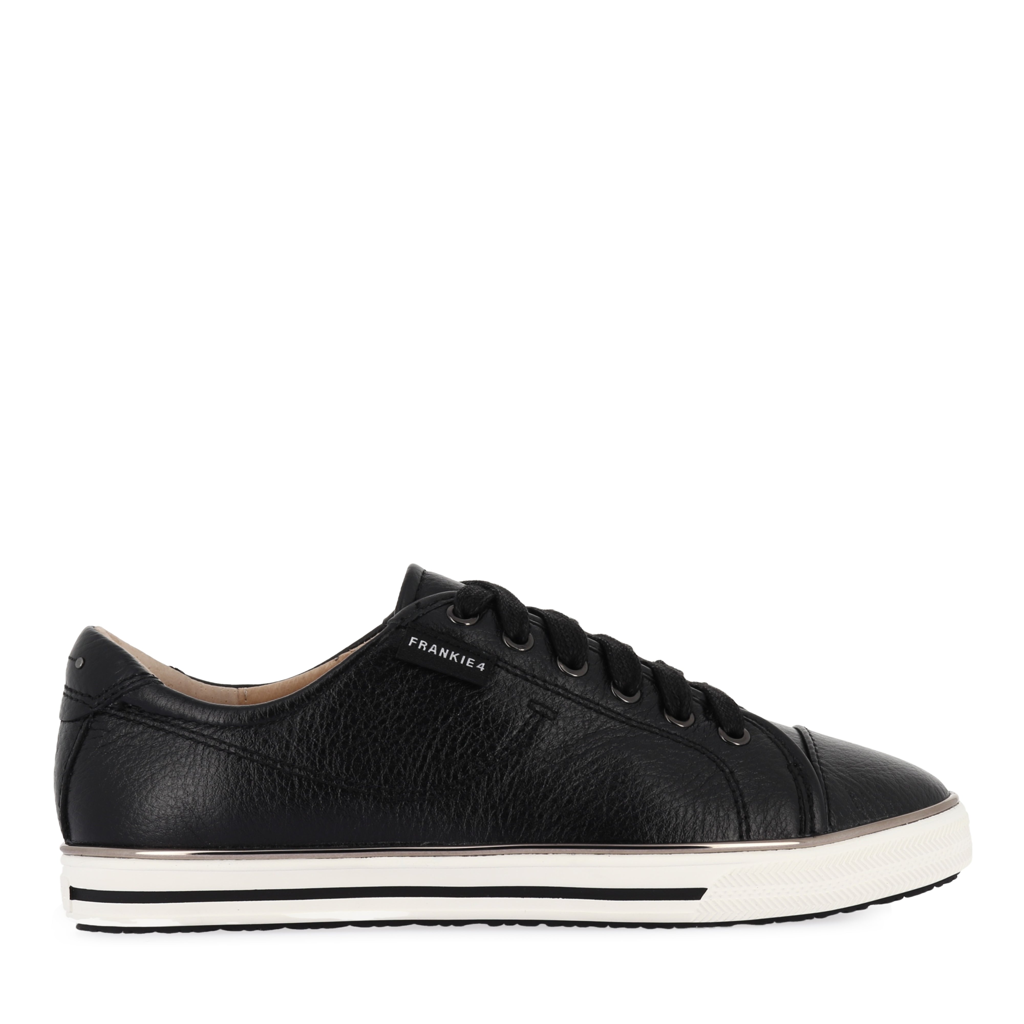 EVANS Women's Denim Slip-On Sneakers – Wide Fit Elastic Side Skater Shoes With Contrast Sole