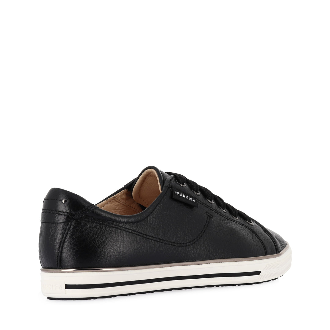 NAT III - BLACK/WHITE LEATHER