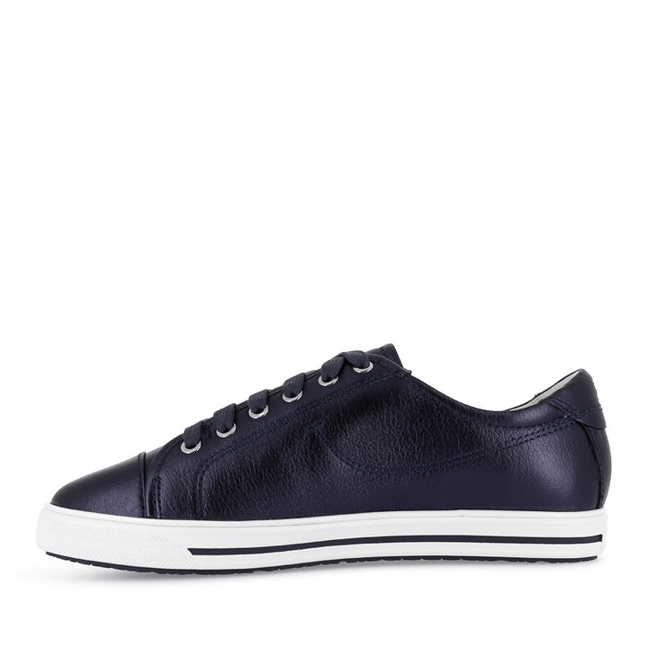 NAT III - NAVY METALLIC LEATHER