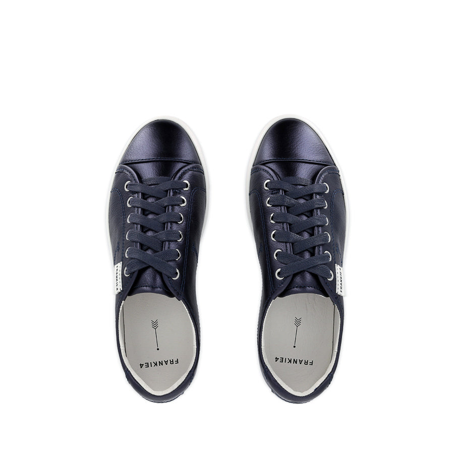 NAT III - NAVY METALLIC LEATHER