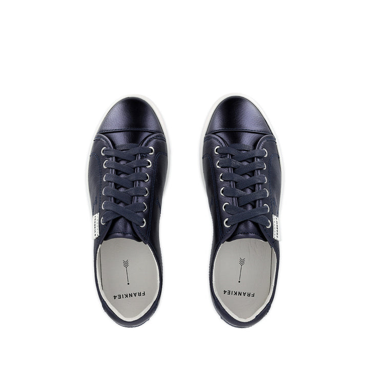 NAT III - NAVY METALLIC LEATHER