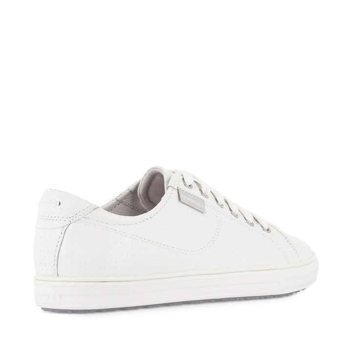 NAT III - WHITE MINI PUNCHED LEATHER