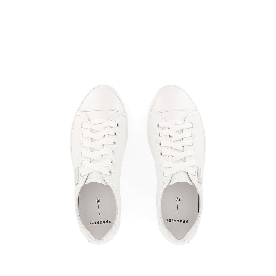NAT III - WHITE MINI PUNCHED LEATHER