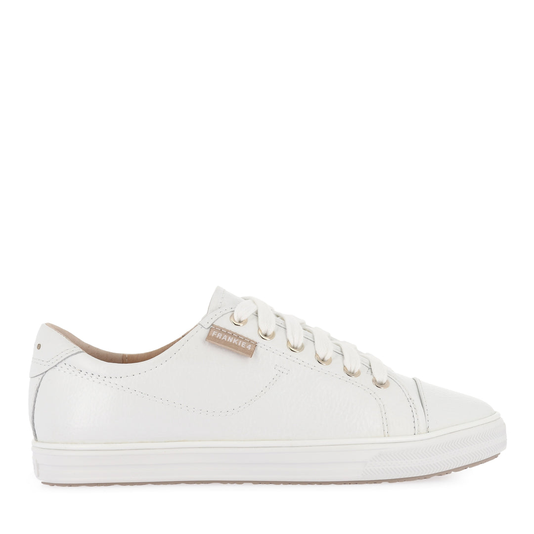 NAT III - WHITE TUMBLED LEATHER