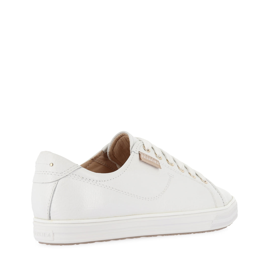 NAT III - WHITE TUMBLED LEATHER