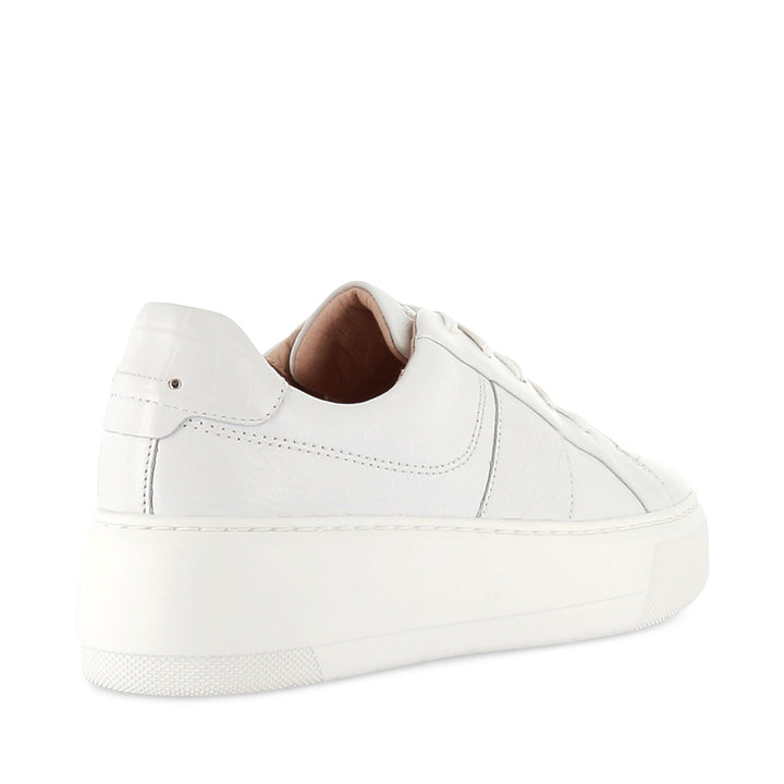 RILEY - WHITE TUMBLE LEATHER