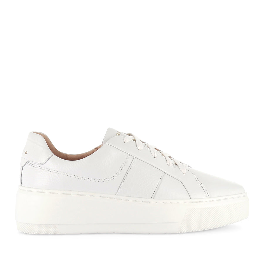 RILEY - WHITE TUMBLE LEATHER – Evans Shoes