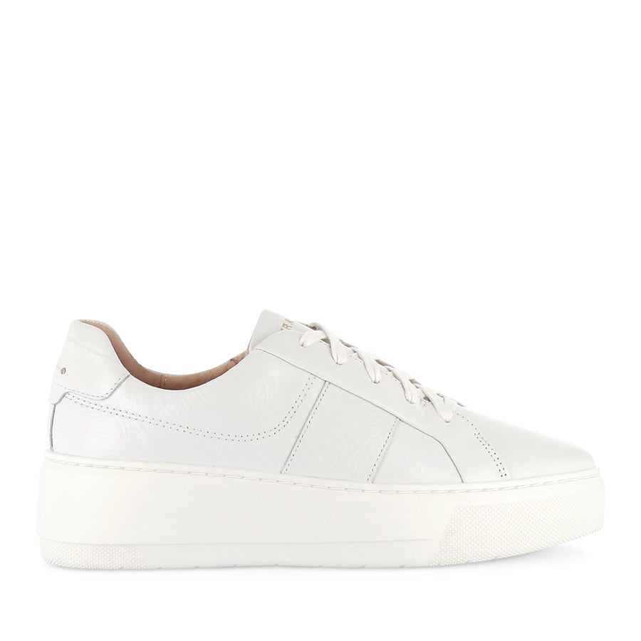 RILEY - WHITE TUMBLE LEATHER