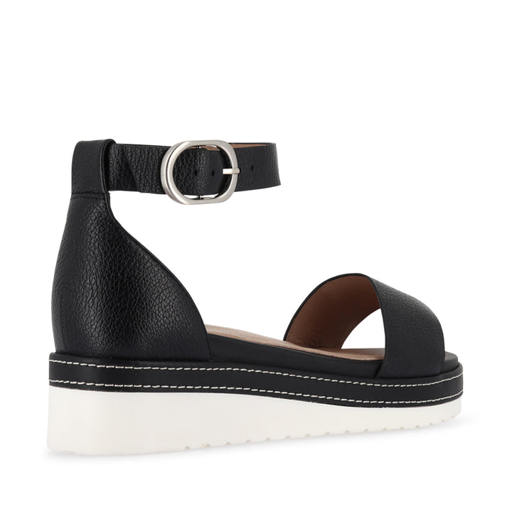 SKYE - BLACK TUMBLED LEATHER
