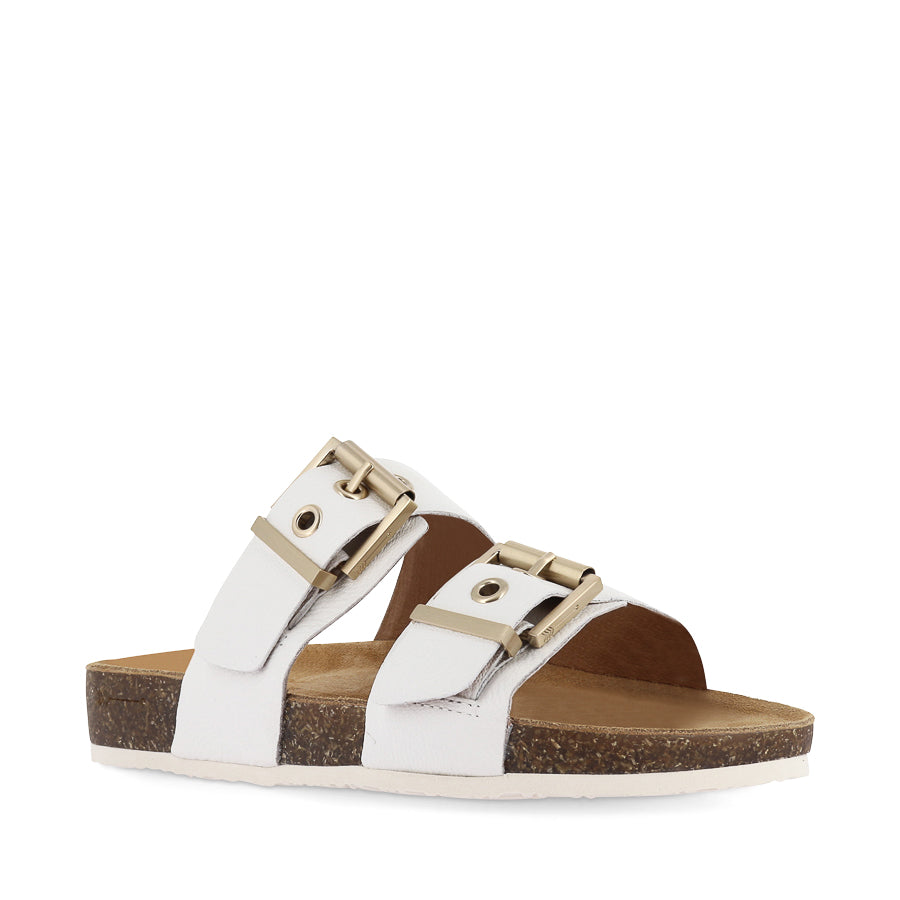 TOMMY - SOFT WHITE TUMBLED LEATHER