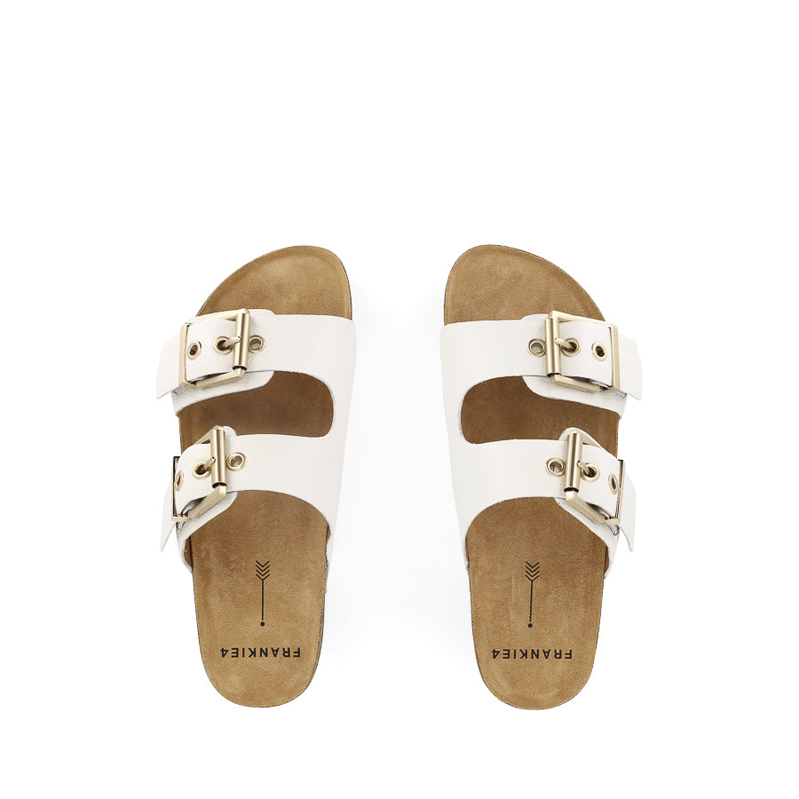 TOMMY - SOFT WHITE TUMBLED LEATHER