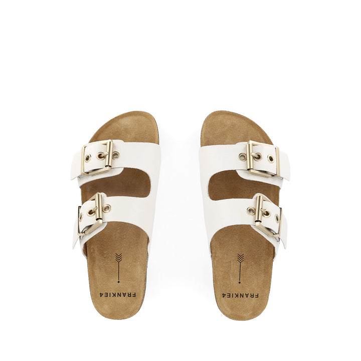 TOMMY - SOFT WHITE TUMBLED LEATHER