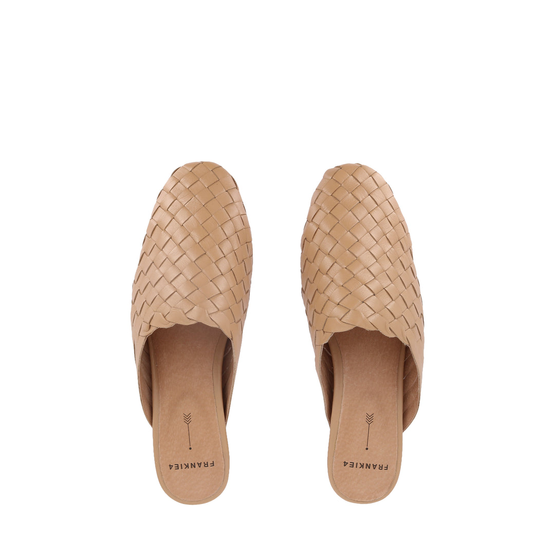 WALLACE - CAMEL WEAVE LEATHER