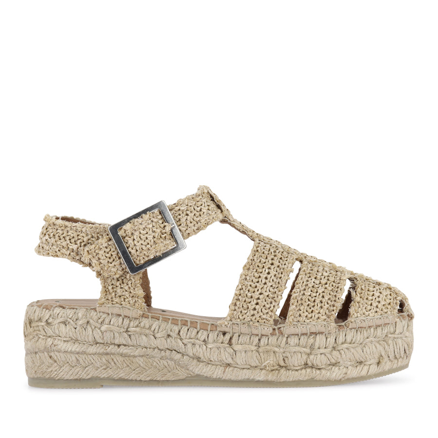 CHER - NATURAL RAFFIA WEAVE