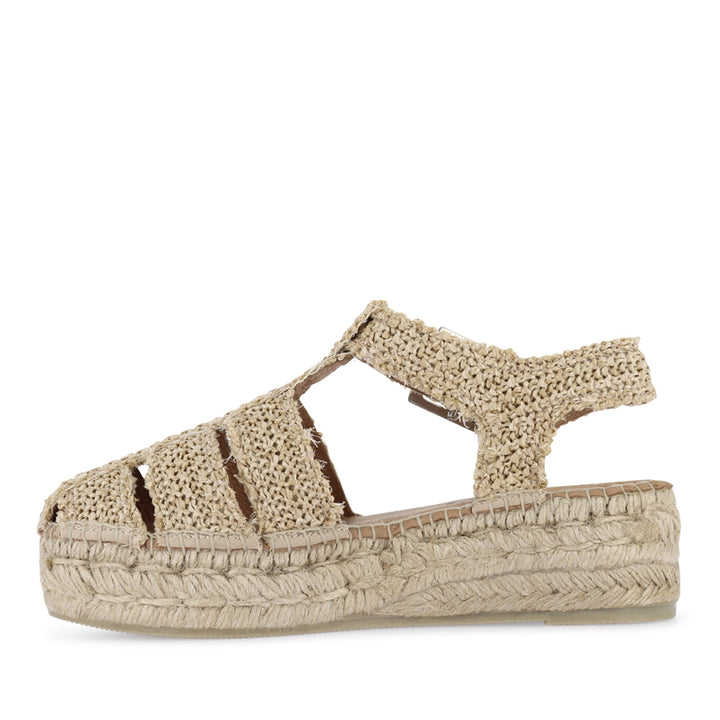 CHER - NATURAL RAFFIA WEAVE