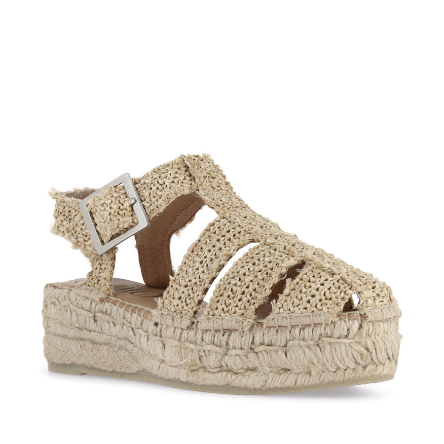 CHER - NATURAL RAFFIA WEAVE