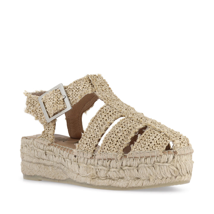 CHER - NATURAL RAFFIA WEAVE
