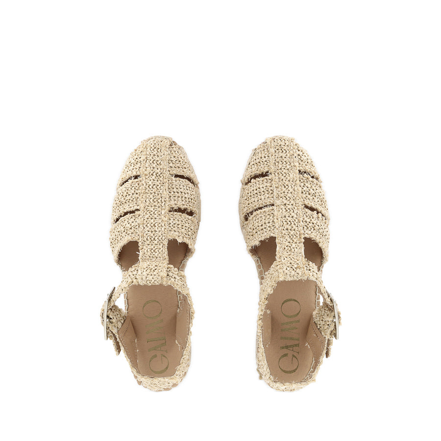 CHER - NATURAL RAFFIA WEAVE