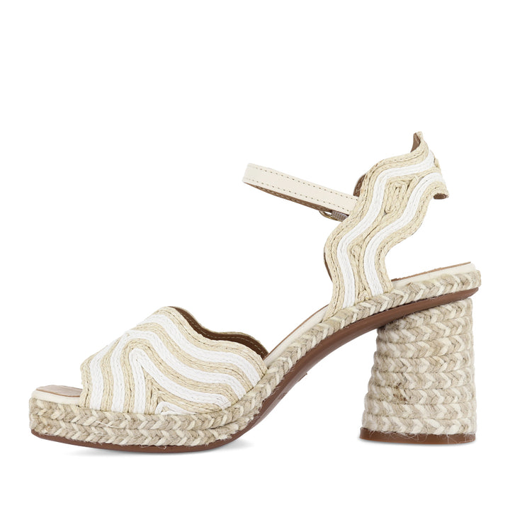 DANAE - WHITE/NATURAL RAFFIA