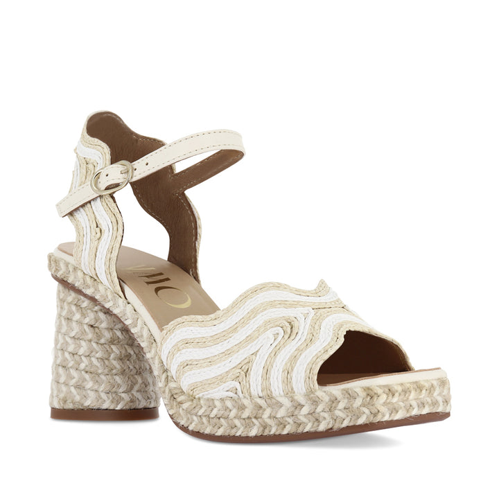 DANAE - WHITE/NATURAL RAFFIA