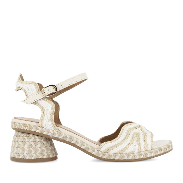DANE - WHITE/NATURAL RAFFIA