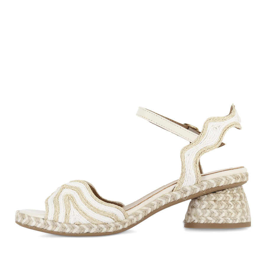 DANE - WHITE/NATURAL RAFFIA