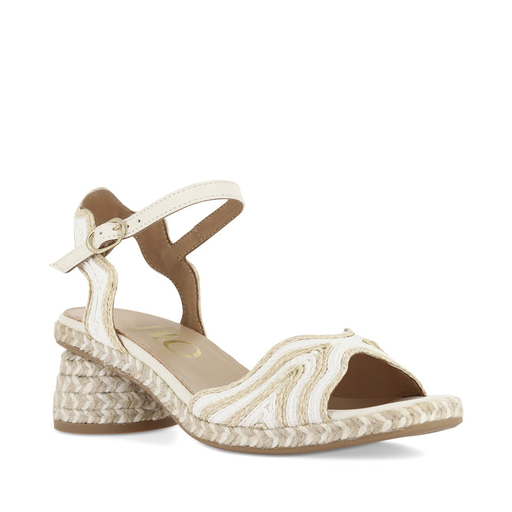 DANE - WHITE/NATURAL RAFFIA