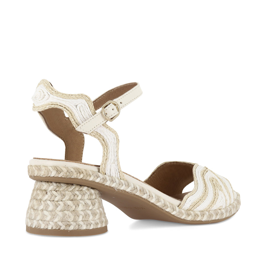 DANE - WHITE/NATURAL RAFFIA