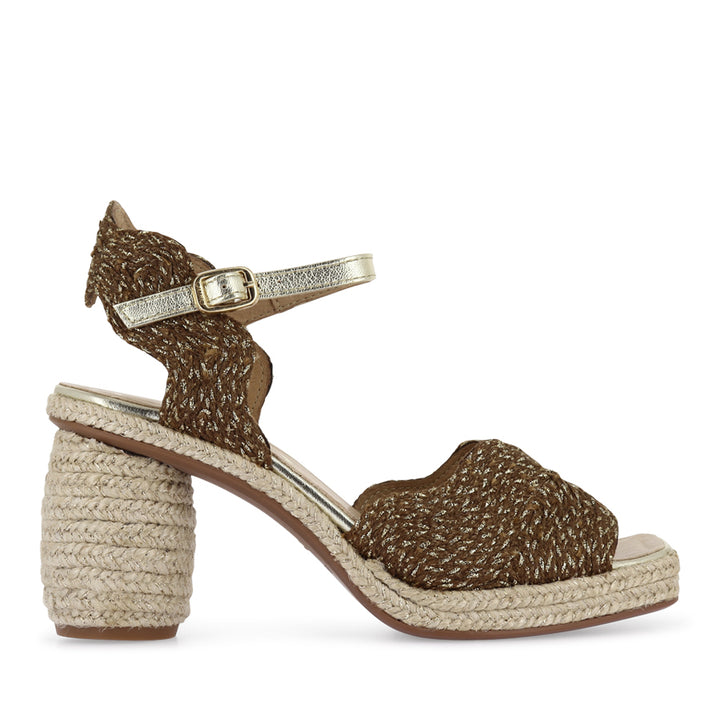 DARIAN - MOCCA PLATINO RAFFIA MULTI