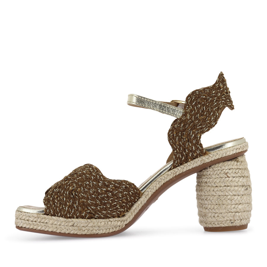 DARIAN - MOCCA PLATINO RAFFIA MULTI