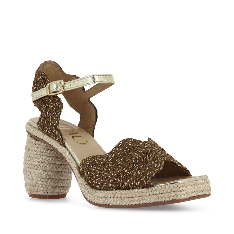 DARIAN - MOCCA PLATINO RAFFIA MULTI