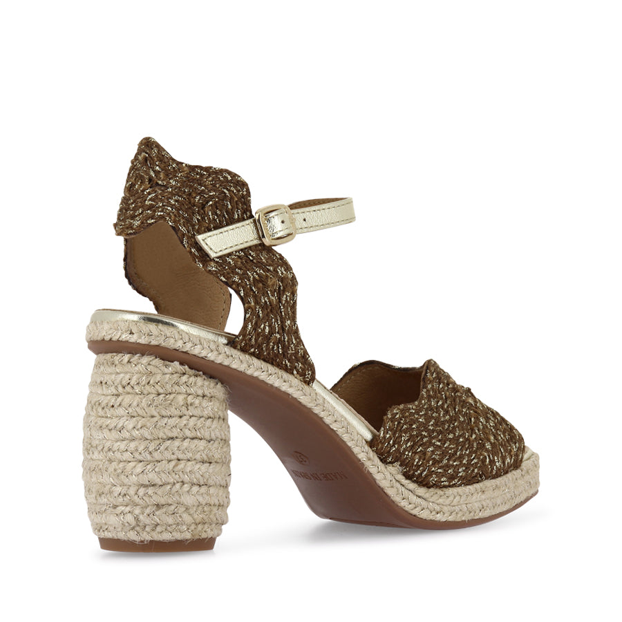 DARIAN - MOCCA PLATINO RAFFIA MULTI