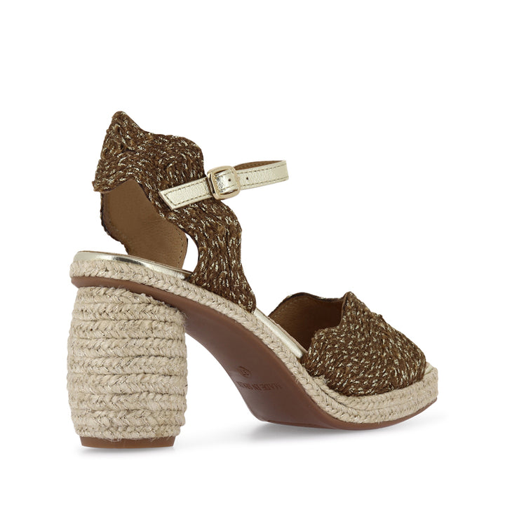 DARIAN - MOCCA PLATINO RAFFIA MULTI