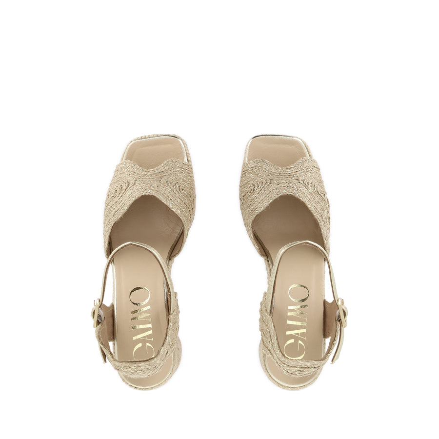 DARIAN - NATURAL PLATINO RAFFIA