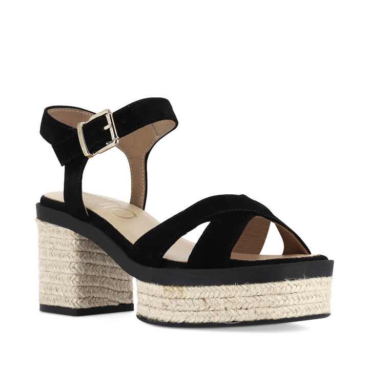MANUU - BLACK SUEDE