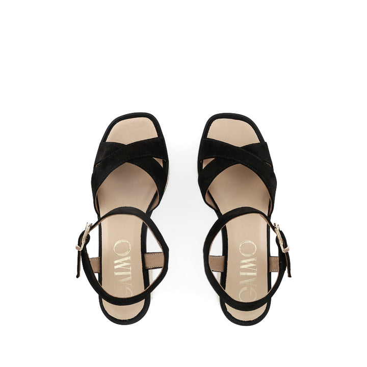 MANUU - BLACK SUEDE